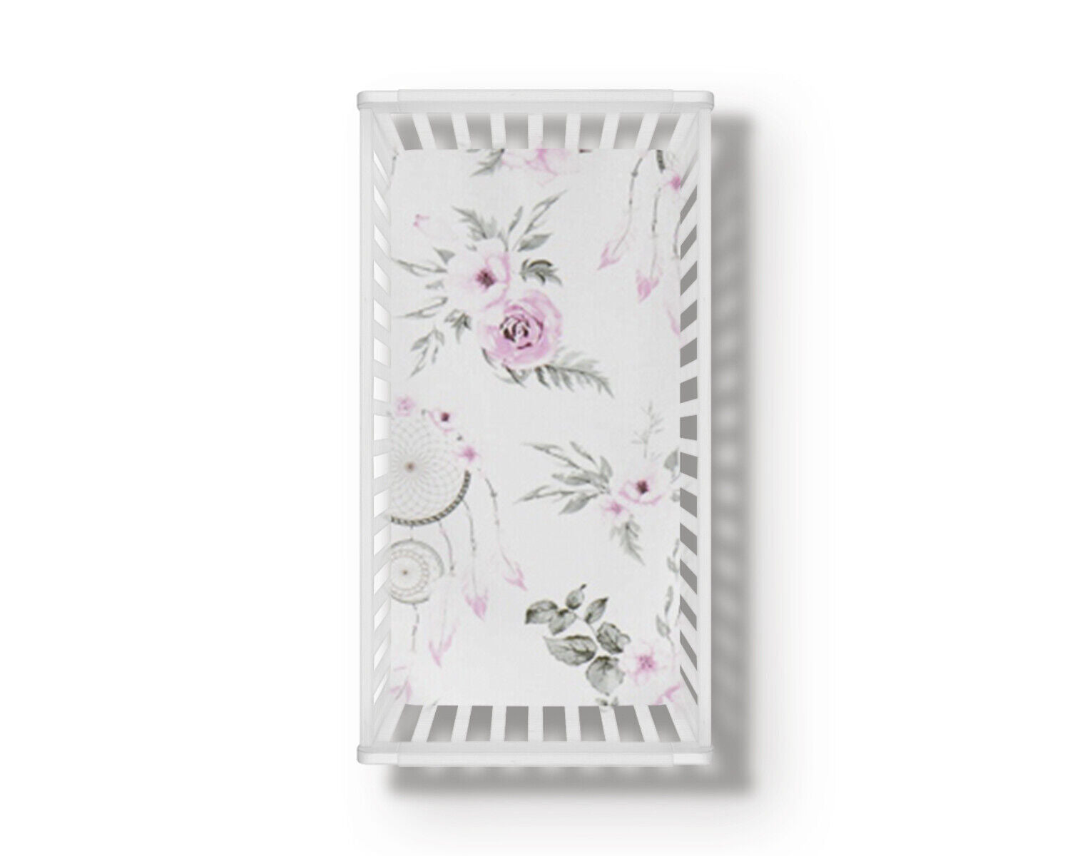 Fitted Sheet 120x60cm 100% Cotton for Baby cot Dream Catcher