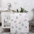 120x90cm 3Pc Baby Bedding Set Duvet Elephant On The Cloud/ Dots Pink