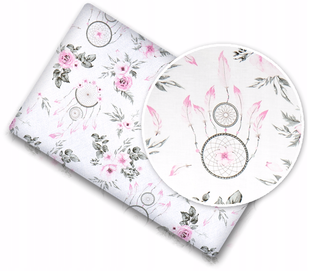 Fitted Sheet 120x60cm 100% Cotton for Baby cot Dream Catcher