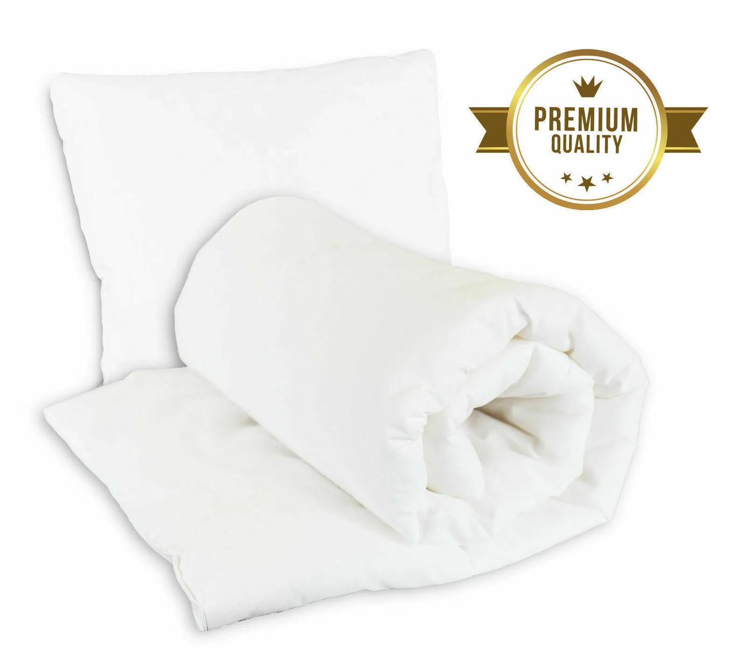 120x90cm 100% Cotton Anti Allergy Duvet Pillow Filled Quilt Bedding Fit Baby Cot