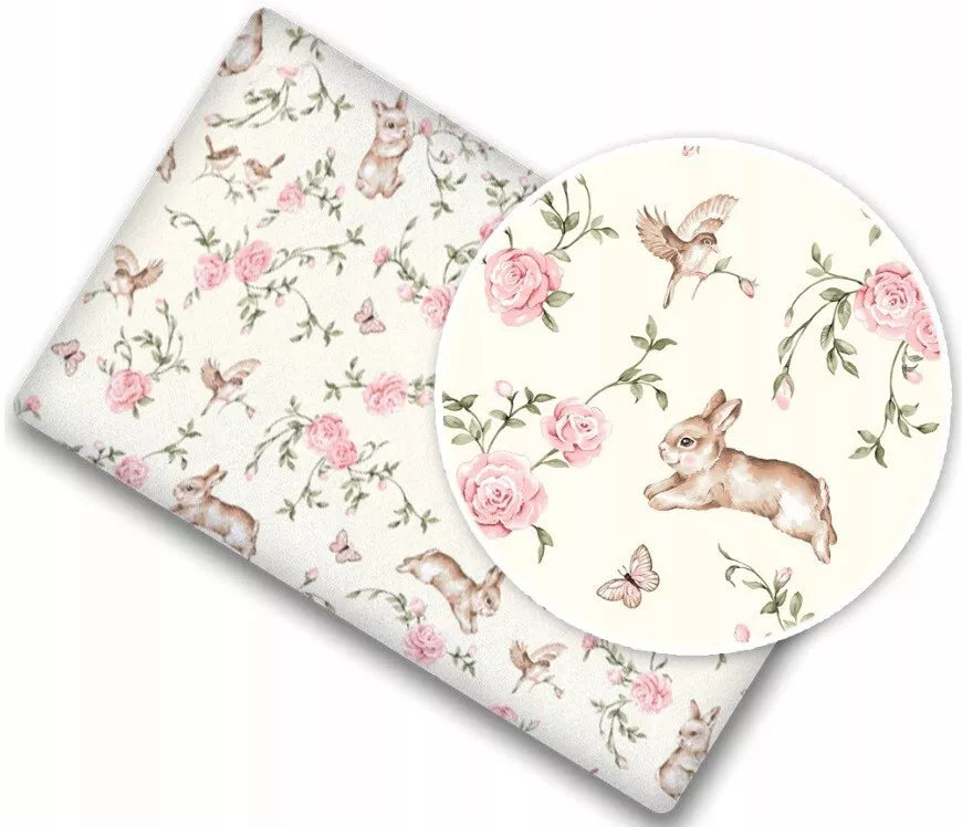 Baby Fitted Sheet 100% Cotton Mattress Toddler Bed 140x70cm Secret Garden