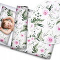 2Pc Toddler Bedding Duvet Cover Set 100% Cotton 150x120cm Garden Flowers
