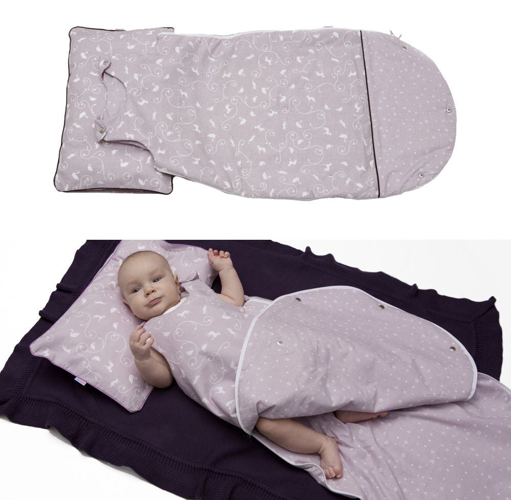 3 IN 1 NEWBORN 0 to 18 MONTHS MOTHERHOOD SLUMBERSAC COTTON