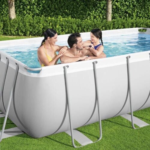 Bestway 56456 Power Steel Above Ground Swimming Pool (412x201x122cm) + Pump