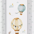 Baby Changing mat Hard Base Nursery Padded 70x50cm Fit Cot Balloons