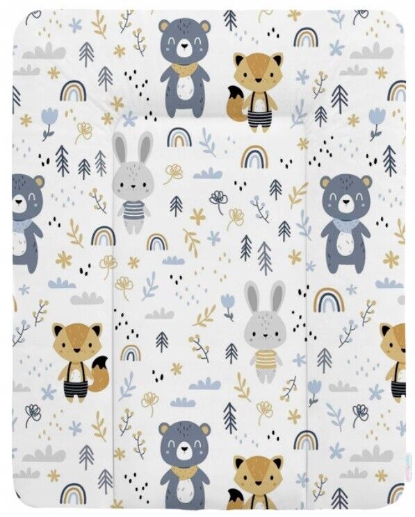 Baby Changing Mat 100% Cotton Padded Soft Nursery for Unit Forest Friends