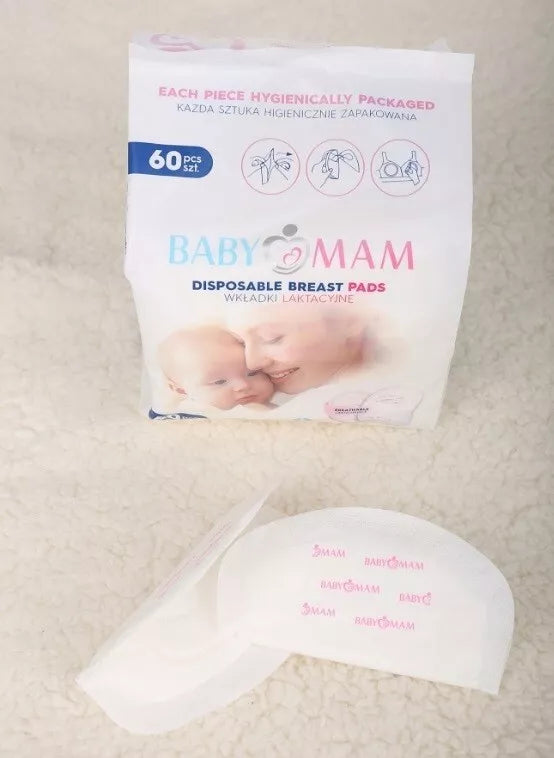 Disposable Nursing Breast Pads Pack of 60 Breastfeeding