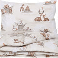 120x90 2Pc Baby Bedding Duvet Cover Set fit Cot Cotton The dream of the Forest
