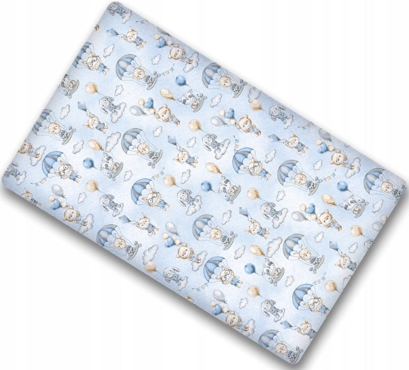 Baby Fitted Toddler Bed Sheet Printed 100% Cotton Mattress 160x80cm Walk in the Clouds