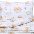 Baby Bedding Set 120x90cm Pillowcase Duvet Cover 2Pc Fit Cot Clouds