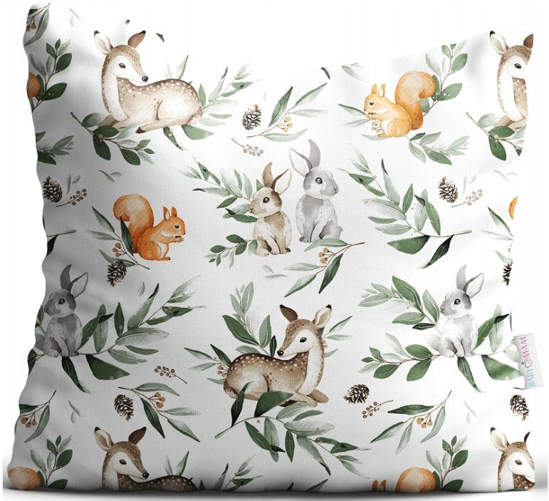 Pillowcase 40x40 cm – Green Glade | Nature-Inspired Cushion Cover