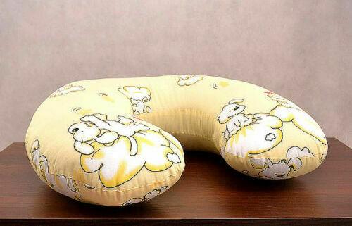 Baby feeding pillow + removable cover cotton newborn maternity Puppy cream