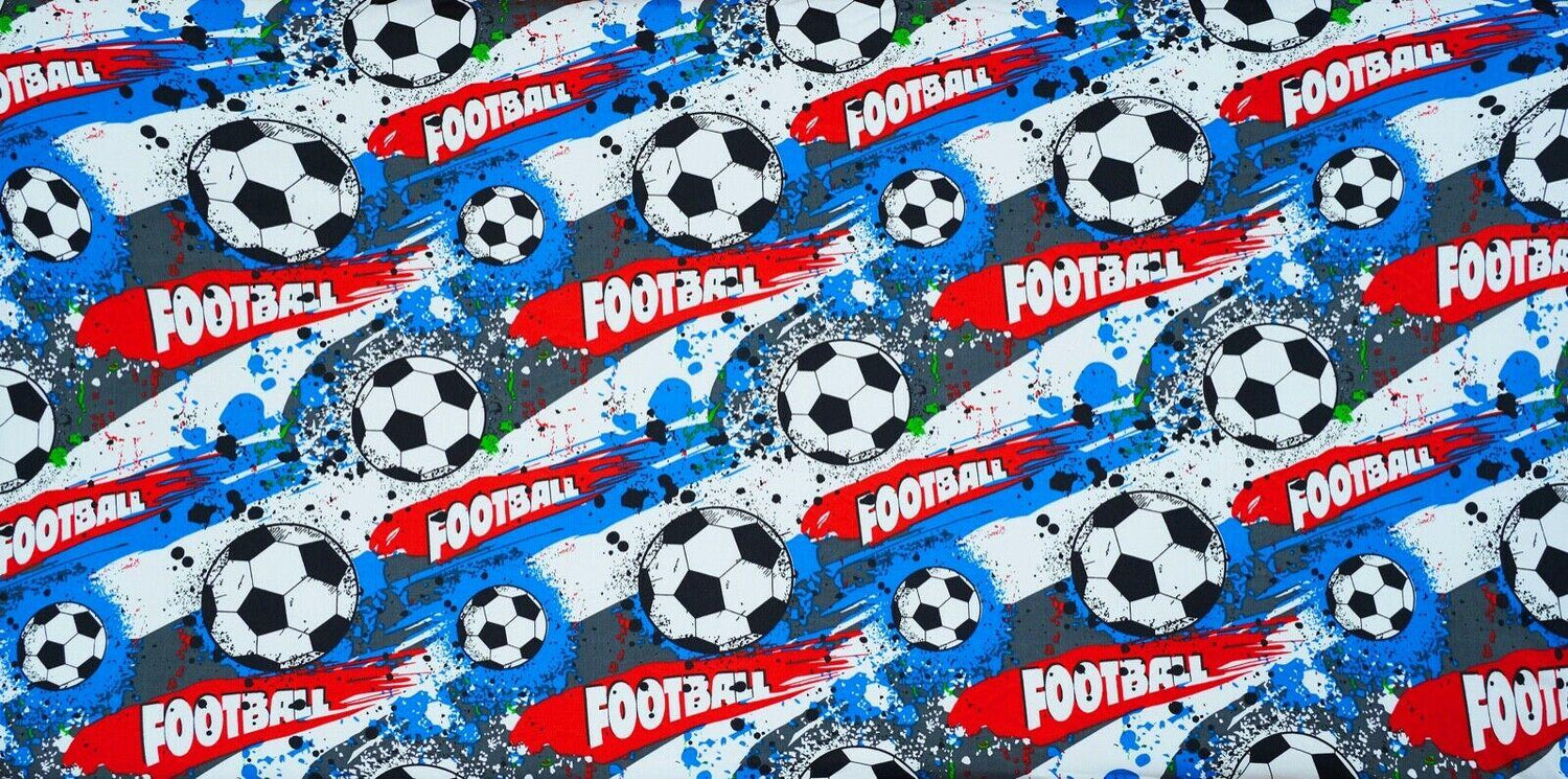 Baby Fitted Cot Sheet Printed Design 100% Cotton Mattress 120X60 cm Football