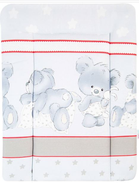 Baby 100% cotton changing mat child toddler Cuddle bears grey