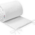 Baby Bedding Bumper 190cm Half Cot Bed White