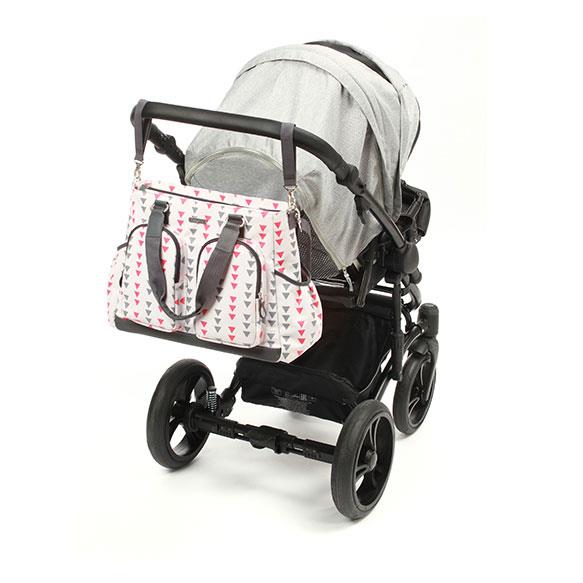 Baby Nappy Multi-Functional Diaper Bag Set With Changing Mat Babyono Glam Pink