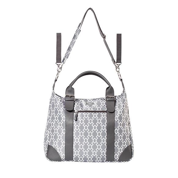 Baby Nappy Multi-Functional Diaper Bag With Changing Mat Babyono Iconic Grey