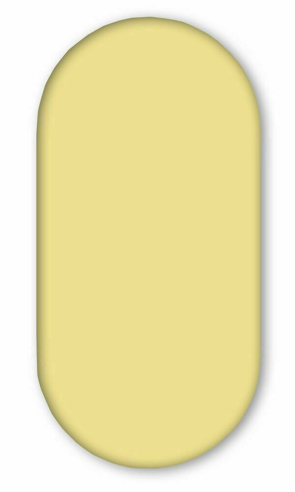 Cotton Fitted Baby Sheet Fit Moses Basket Pram 80X38cm Yellow