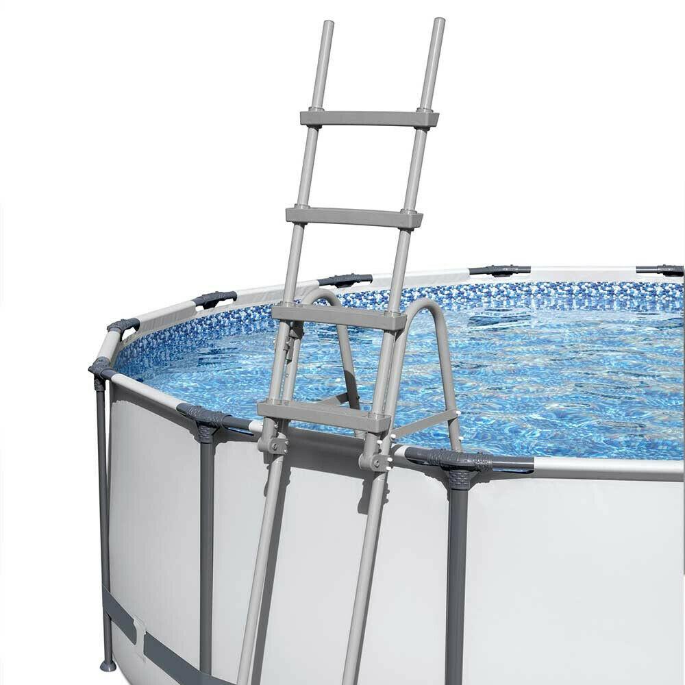 Ladder 1.22M Bestway Swimming Pool Safety Above Grand Garden Paddling 48 Inch