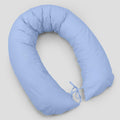 Large Brestfeeding Pillow Cover Baby Pregnancy 170cm Blue