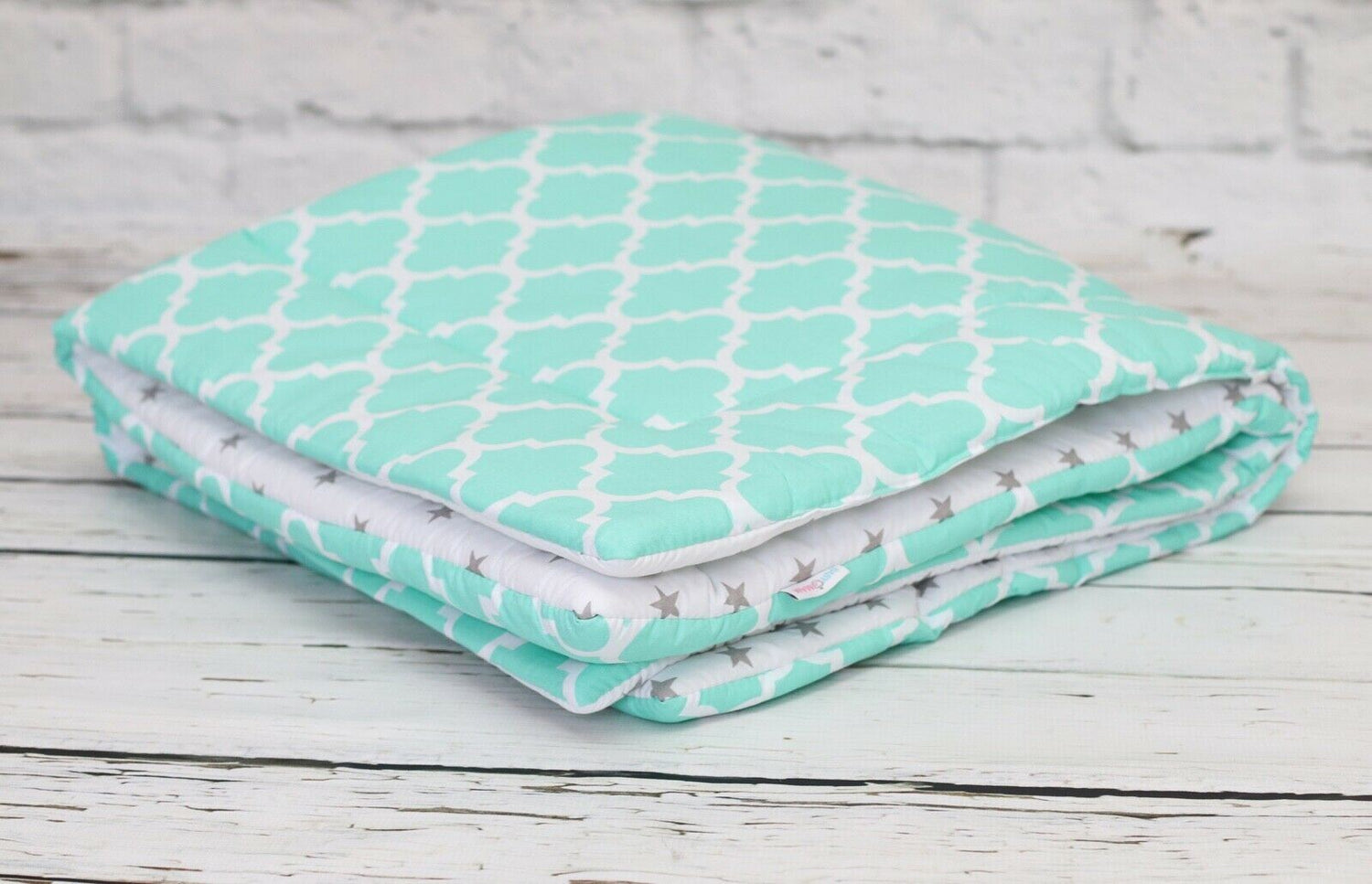Teepee floor Double sided Cotton Padded Baby Kids Play Mat Star dust