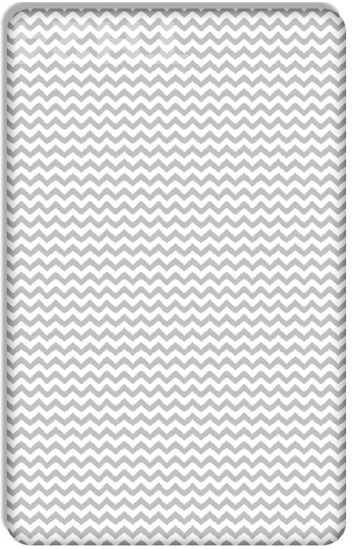 Baby Fitted Cot Sheet Printed Design 100% Cotton Mattress 120X60 cm Zig Zag