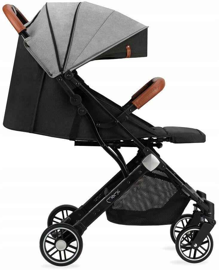 Baby Stroller Lightweight Maneuverable Folded Pushchair Buggy Momi Estelle Grey