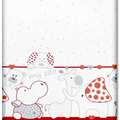 Baby Fitted Junior Bed Sheet Printed 100% Cotton Mattress 160X70cm Zoo Red