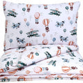 Baby Bedding Set 5pc fit Crib 70x80 Bumper 260cm Cotton 100% Dreamy Flight