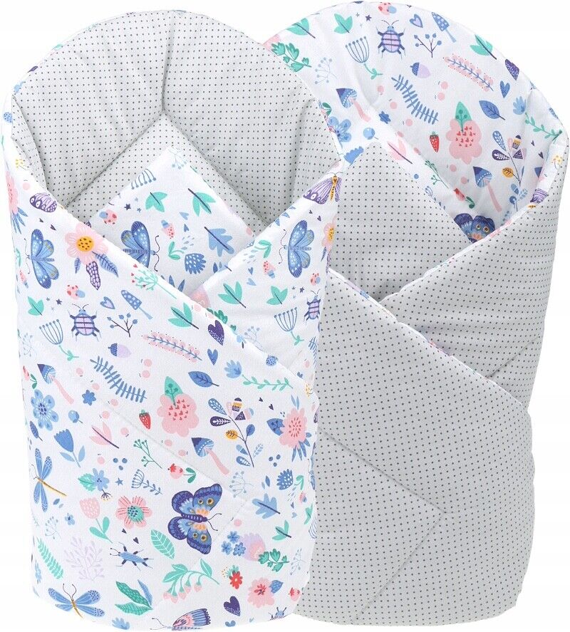 Baby Soft Cocoon 6pc Double-sided Infant Nest Bed Cushion On the Meadow/ Dots
