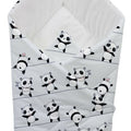 Baby Swaddle Wrap Newborn Bedding Blanket 100% Cotton Sleeping Bag Little Panda