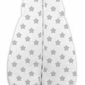 Baby sleeping bag short sleeve 0-6 months 68cm Big grey stars