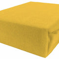 Terry Towelling Fitted Sheet 90X40cm Nursery Baby Crib/Cradle/ Soft/ Frotte Deep Yellow