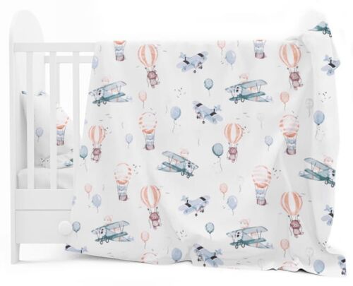 Baby Bedding Set 3pc fit Crib 70x80cm Bumper 260cm Cotton Dreamy Flight