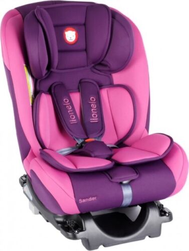 Lionelo car seat Sander 0-36 kg Isofix 180° Violet Child Toddler Support