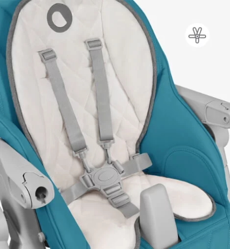 Baby Mobile High Feeding Folding Chair Lionelo Cora - Ocean