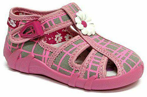 Girls Sandals Baby Children Kids Infant Casual Canvas Shoes Fasten #12