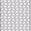 Baby Fitted Junior Bed Sheet Printed 100% Cotton Mattress 160X70cm Owls Grey