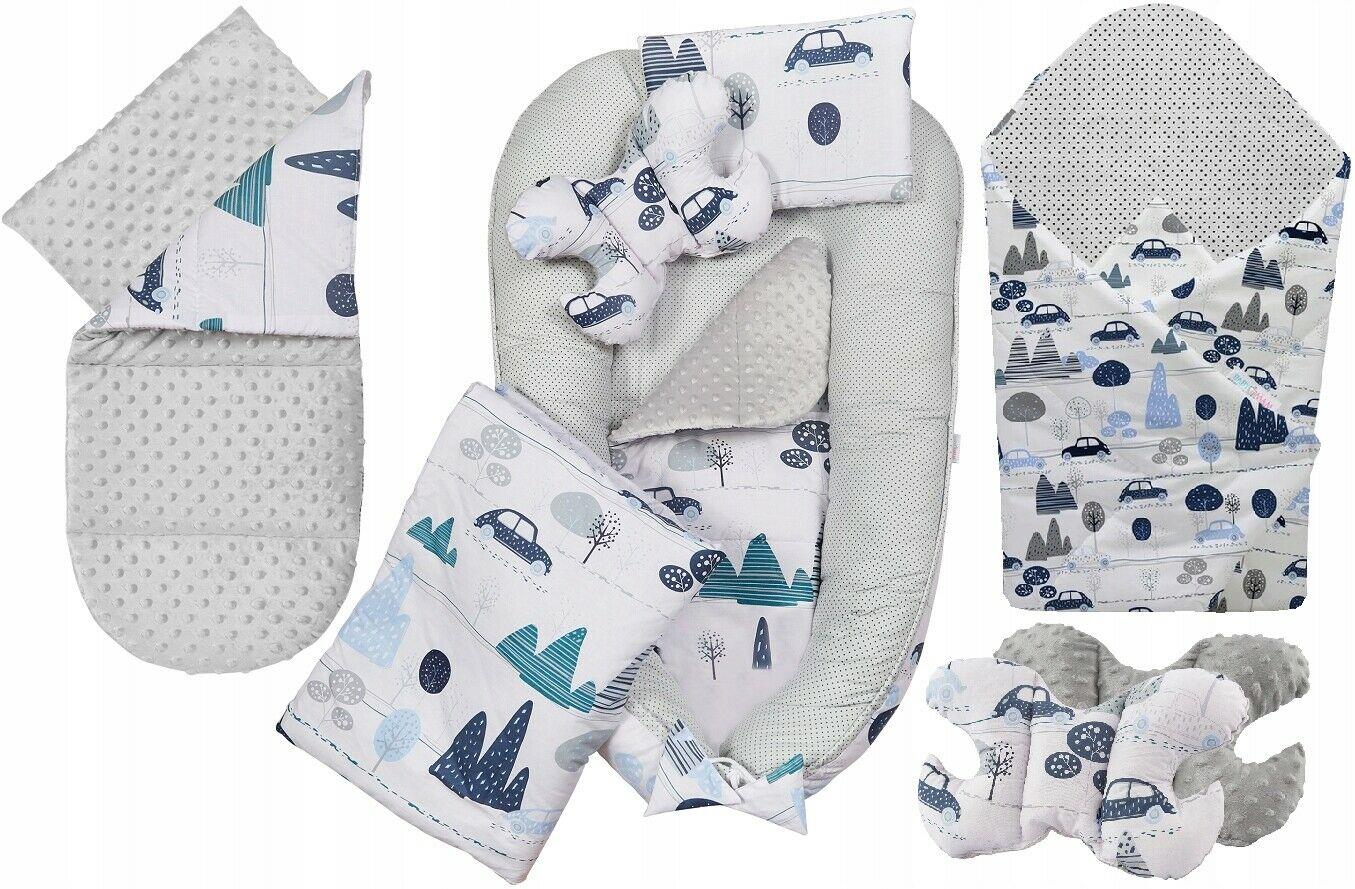 Baby 6pc Double-sided soft infant Cocoon Retro Cars