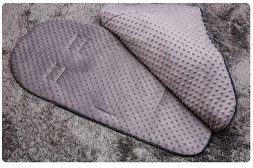 Universal Footmuff Stroller Pushchair Buggy Car seat Dimple Grey/Grey