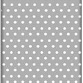 Baby Fitted Junior Bed Sheet Printed 100% Cotton Mattress 160X70cm Dots Grey
