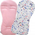Baby Liner Stroller Buggy Pad Universal Dimple Insert 71x35cm Pink/On the Meadow