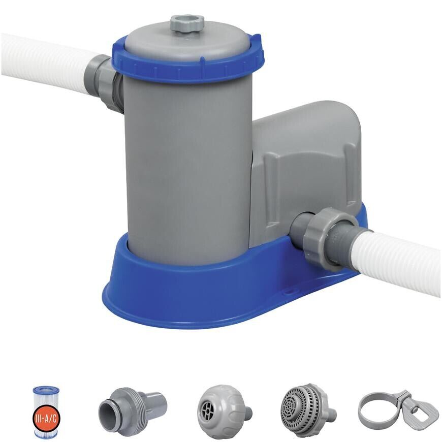Bestway Flowclear Filter Pump 1500gal(BW58389) Above Grand Swimming Pool