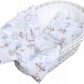 Baby Bedding Set 2pc fit Cradle/Moses basket/Pushchair 70x80 Wolf in the Forest