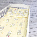 Toddler Bedding Set 2pc Duvet Cover Set 100% Cotton 150x120cm Puppy cream