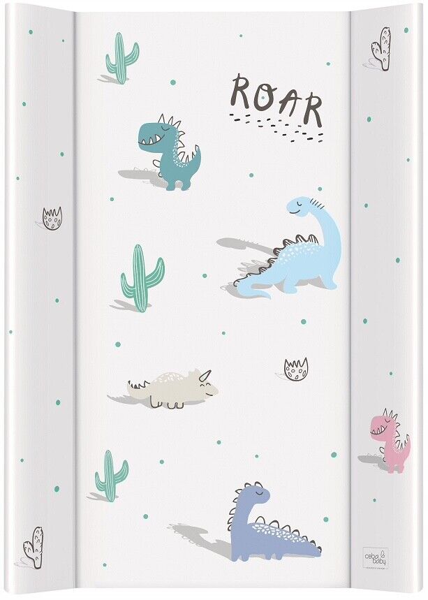 Baby Changing mat Hard Base Nursery Padded 70x50cm Fit Cot Andy DINO