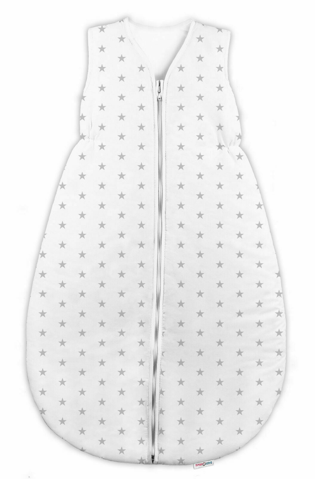 Baby sleeping bag short sleeve 6-18 months 86cm Small grey stars