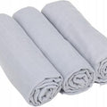 Baby Muslin Cloth Nappies Diaper Cotton 12-PACK 70x70cm Plain Grey