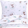 Baby Bedding Set 3pc fit Crib 70x80cm Bumper 260cm Cotton Fairy-Tale Forest