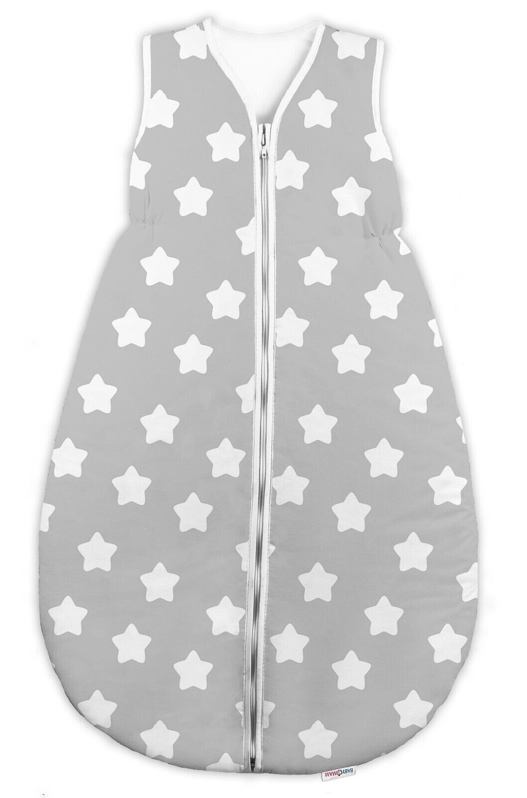 Baby sleeping bag short sleeve 3-6 years 116cm Big white stars